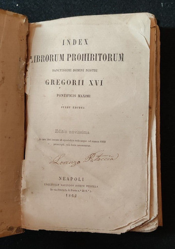 Index librorum prohibitorum - librorum,