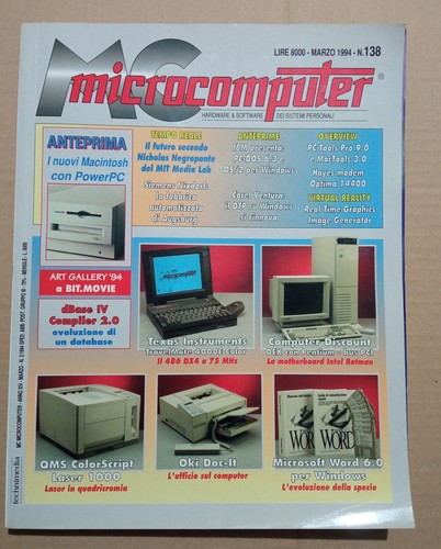 Rivista microcomputer marzo - rivista,