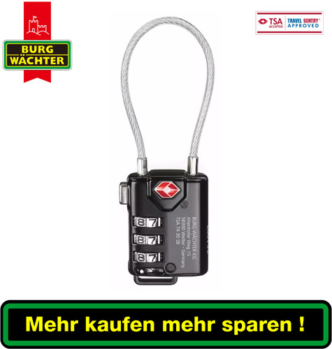 Burg wächter tsa lucchetto - tsa,