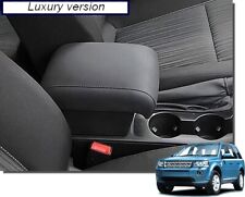 Bracciolo LUXURY regolabile per FREELANDER 2 (2007-2012) ecopelle nero- NO VITI 