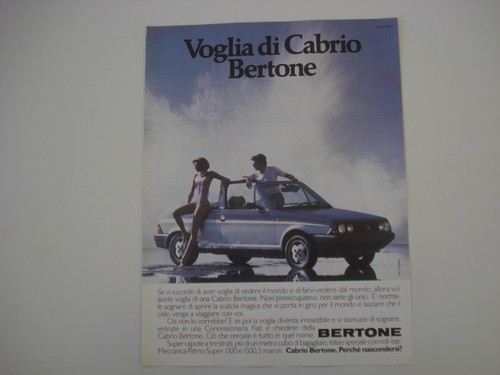 Advertising pubblicità 1985 - advertising,