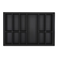 Inserto posate 800 mm nero per