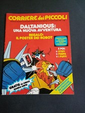 CORRIERE DEI PICCOLI 45 NOVEMBRE 1981 INSERTO+POSTER DEI ROBOT JEEG-DANGUARD-ECC