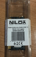 NILOX RAM DDR3 SO-DIMM 2GB 133MHZ CL9 LEGACY NXS21333H1C9