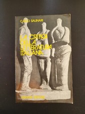 Libro La critica della letteratura Italiana Carlo Salinari 1973 Ed. Liguori R4