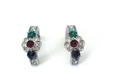 Boucles d'oreilles demi