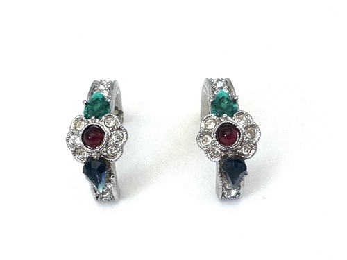 Boucles oreilles demi - d'oreilles,