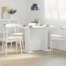 Tavolo da pranzo Bianco 110 x 60 x 75 cm Legno truciolato