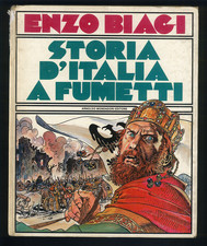 Enzo Biagi Storia d'Italia a Fumetti HD Cart. Mondadori Vol. 1 Prima Ed 1978 ▓