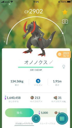Pokego shiny haxorus - haxorus, 30