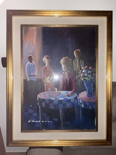 Eliano fantuzzi dipinto olio - eliano,