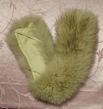 Collo pelliccia vintage chiaro