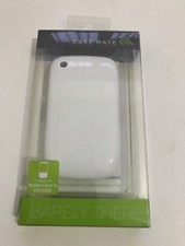 Custodia rigida BlackBerry Curve 9300 8500 supporto fascia paraurti bianco