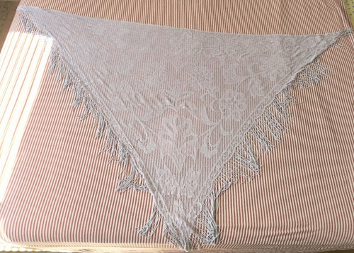 Scialle triangolo frange - , rayon