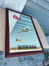 Quadro A Specchio Da Bar / Pub Pubblicitario Da Collezione Whiskey Jim Beam