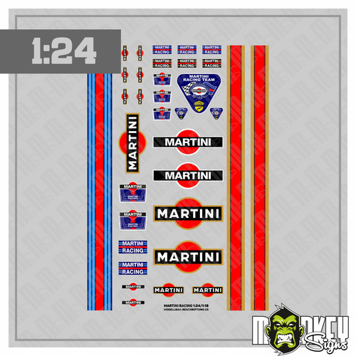Set adesivi design martini - adesivi,