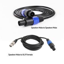 10 20 50 Feet Speakon to XLR