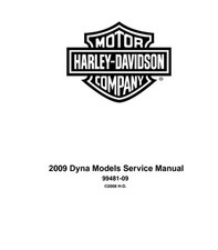 MANUALE RIVISTA RIPARAZIONE OFFICINA PDF HARLEY-DAVIDSON DYNA 2009