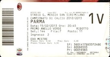 Biglietto Stadio Serie A AC