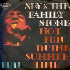 SLY & THE FAMILY STONE - Hot Fun In The Summer Time ITALY 7"  1969