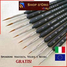 9 PENNELLI PITTURA PER
