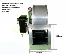 VENTILATORE VENTOLA SX CON