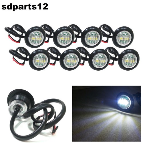 Led bottone bianco luci - led,