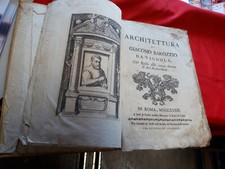 LIBRI " ARCHITETTURA DI GIACOMO BAROZZIO DA VIGNOLA  anno  1739.................