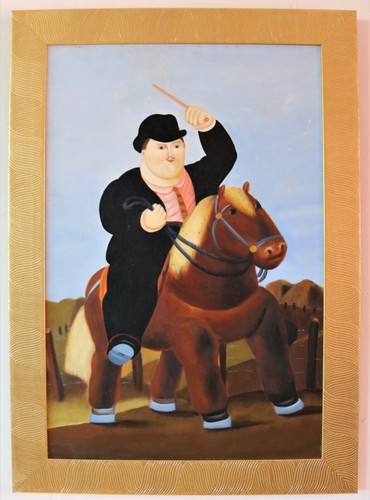 Dipinto copia uomo - dipinto, cavallo"