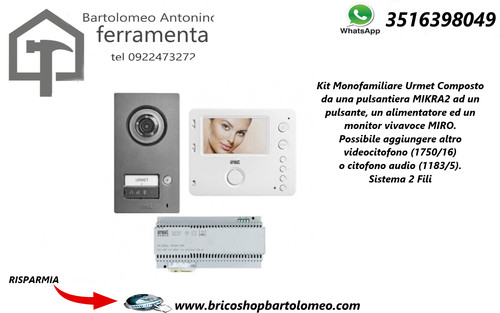 Kit videocitofono villa - kit,
