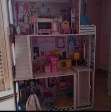 casa di barbie usata in buone condizioni+  accessori #Back2eBay