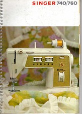 SINGER 740-760-Istruz. e manutenz.macchina per cucire.Spedizione non tracciabile