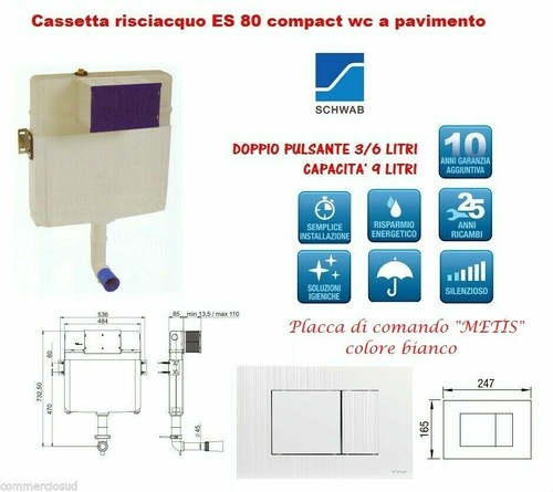Cassetta incasso - cassetta, wc