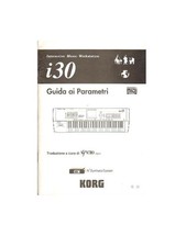 Korg i30 guida - guida, parametri