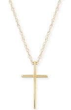 Set collana croce massiccia in