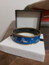 Hermes Cobalt Printed Enamel