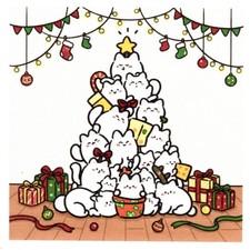 Serviettes en papier chat