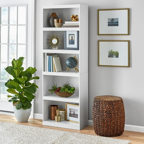 Libreria legno alta - in, 71"