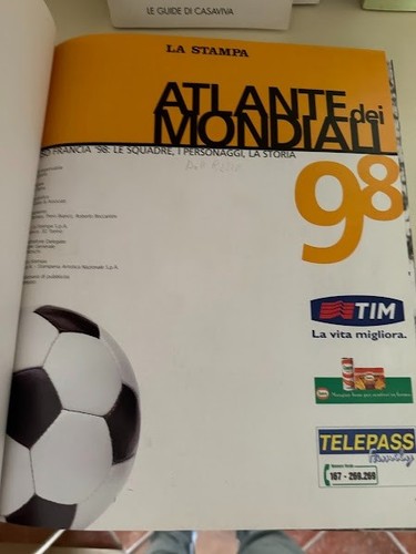 Libro atlante dei mondiali - "atlante,
