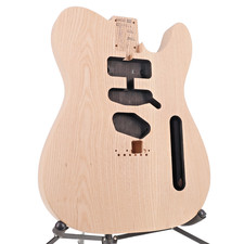 Corpo Telecaster cenere grezza non finita con percorso piegatrice B 5 libbre 11 oz