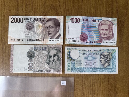 Lotto banconote lire 2000 - 4,