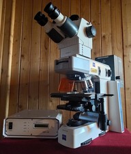 Zeiss AXIO A1 Scope microscopio epifluorescenza HB100 lampada mercurio contrasto di fase