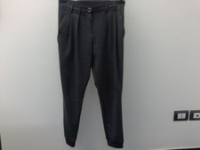 Pantalone Pinko tg 40 grigio in flanella stretch modello Avenue