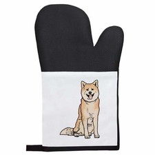 Guanto/guanto da forno 'Akita Inu Sitting Dog' (OG00062035)