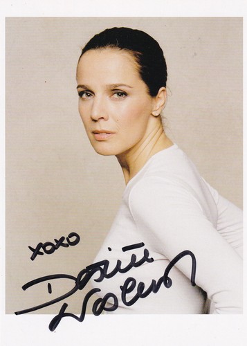Autografo desiree nosbusch - autografo,