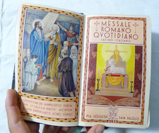 MESSALE ROMANO QUOTIDIANO LATINO-ITA 1950 PIA SOCIETà SAN PAOLO PREGHIERA