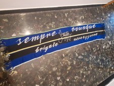 SCIARPA ULTRAS BRIGATE NEROAZZURRE ATALANTA. PANNO VINTAGE ANNI '80