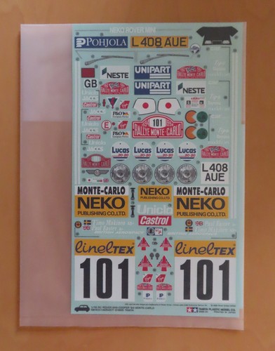 Tamiya decal 58163 rover - decal,
