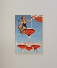 Stampa carrello bar vintage