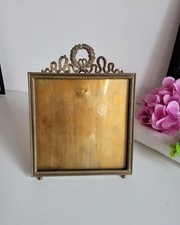 Ancien Cadre Photo en Bronze